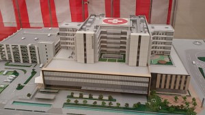 新市民病院の模型